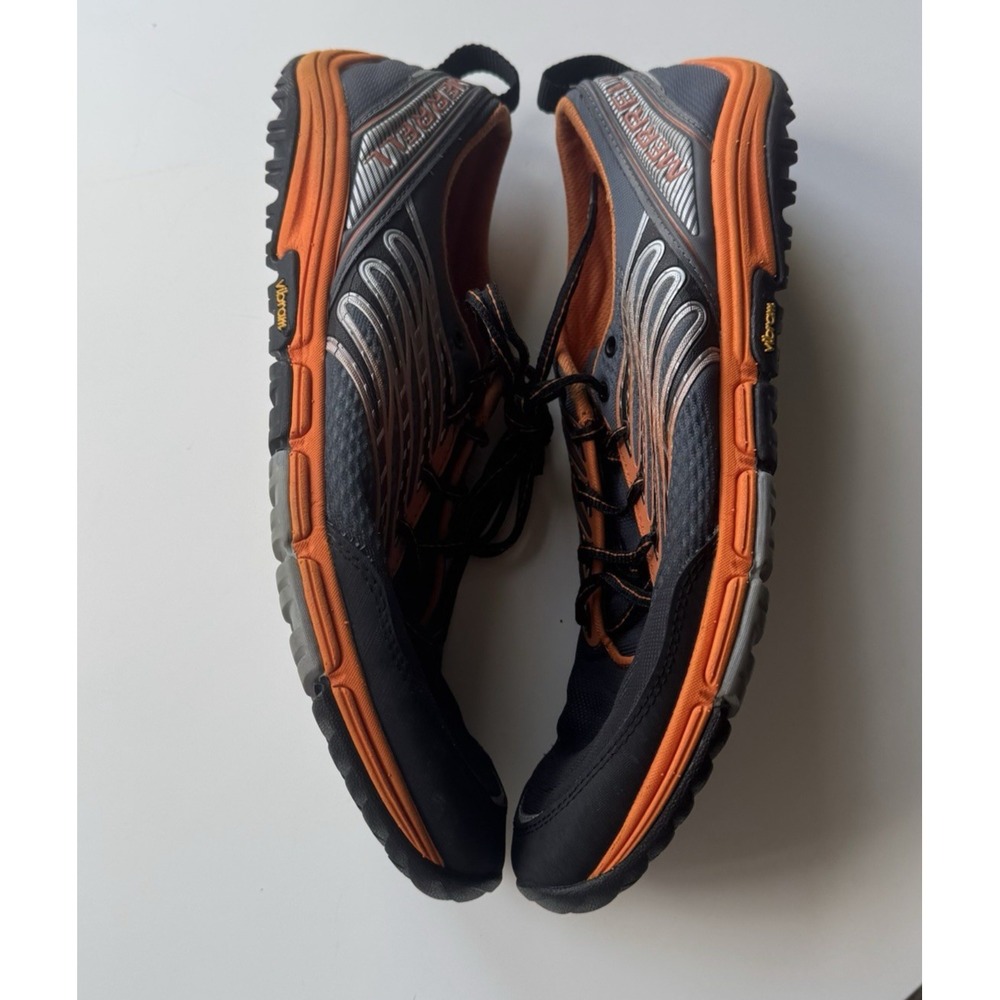 Merrell Ascend Glove Trail Running Shoes Men's 12 Black Orange Vibram